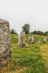 Mystical Avebury circle in Wiltshire, England