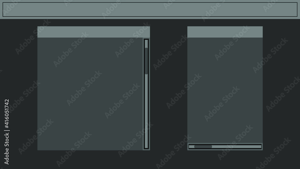 Wall mural an abstract blank vintage style graphic interface layout background image.
