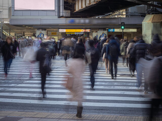【大阪】梅田の通勤風景