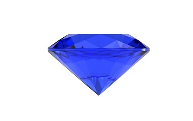 3d illustration of diamond isolated