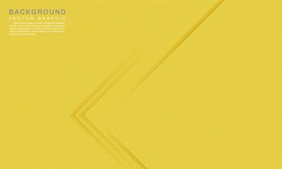 Modern abstract yellow background concept with dots decoration.