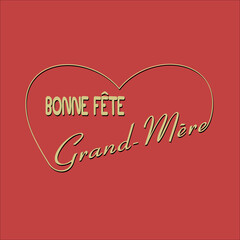 Illustration pour la f&ecirc;te des grand-m&egrave;res