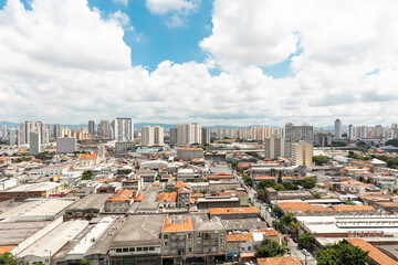Fototapeta premium Aerial view of the city of Sao Paulo, Brazil - South America 