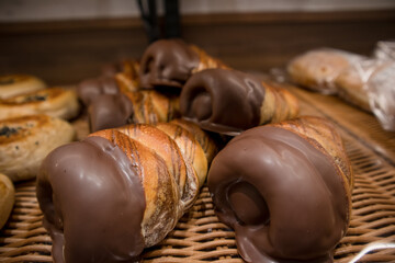Japanese chocolate pastries in Osaka