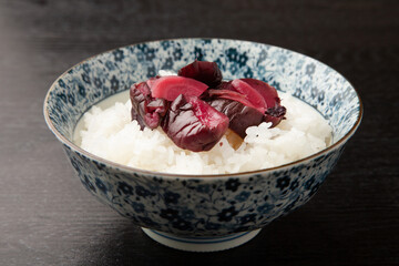 しば漬けご飯