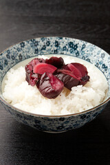 しば漬けご飯