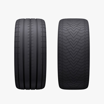 new pair of different season car tires