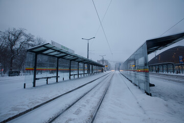 railway in winter © Sieku Photo