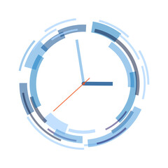 Modern clock icon.