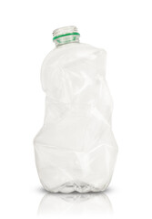 medium crushed water bottle