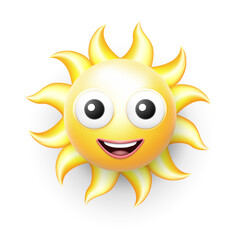 Smiley. Smiling sun.