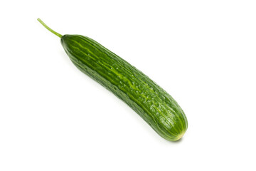 Cucumber isolated on white background.