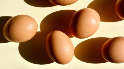 Colorful fresh eggs. Eggs composition. Easter eggs.