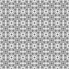 Black and white seamless ethnic pattern 8