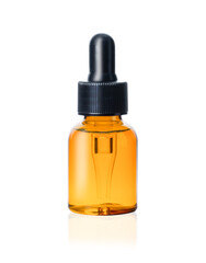 dropper bottle of perfume isolated
