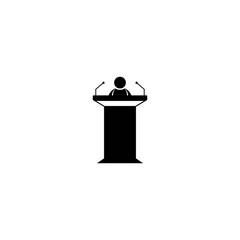 Public speaker icon
