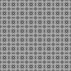 Black and white seamless ethnic pattern 11