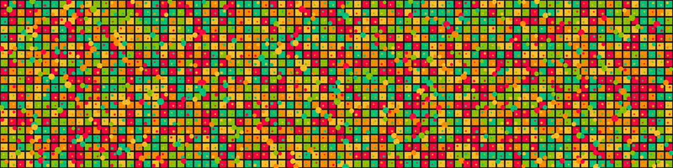 Fototapeta premium Abstract Geometric Pattern generative computational art illustration