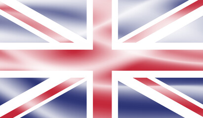 Vintage United Kingdom flag with grunge texture