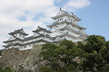 Himeji Castle (Himejijo) in Hyogo prefecture, Japan - 姫路城 兵庫県 姫路市 日本	
