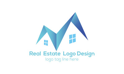 estate logo  construction design.