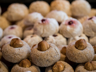 Pannellets, Sweet Pastry, Barcelona, Catalunya, Spain