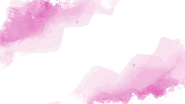 Abstract watercolour pink background with paints