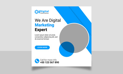 Digital Marketing Social Media Banner Template
