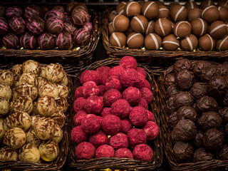 Pannellets, Sweet Pastry, Barcelona, Catalunya, Spain