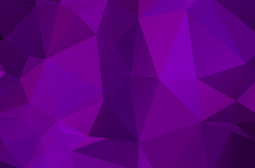 Obraz premium Colorful purple vivid polygonal triangular background pattern