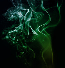 colorful smoke