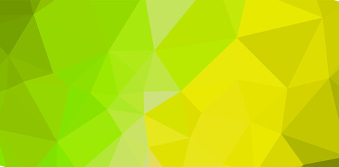 Fototapeta na wymiar Green vivid geometric abstract bright green blurred mosaic wallpaper with triangle shapes for banner