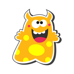 Cartoon Monster Illustration