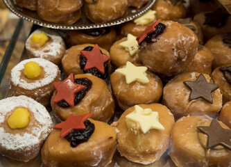 Panellets, sweet pastry cookie, Barcelona