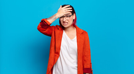  panicking over a forgotten deadline, feeling stressed, having to cover up a mess or mistake