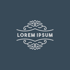 Elegant Mandala Frame with letter vector