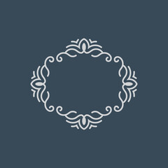 Elegant Mandala Frame