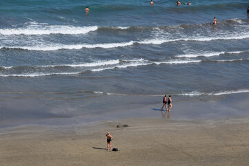 Playa de Maspalomas en el sur de Gran Canaria