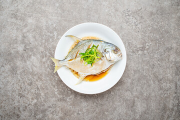 One dish of steamed Jinchang fish