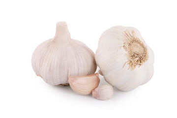 Garlic Isolated on a white background