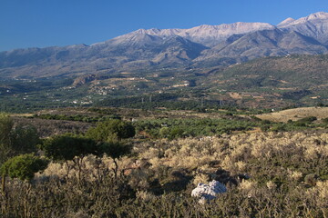 Fototapeta na wymiar Landscape on Crete in Greece, Europe 