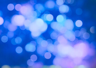 blue bokeh abstract background