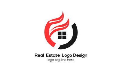 fire logo vector