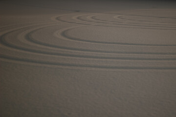 Naklejka premium Schneekreise