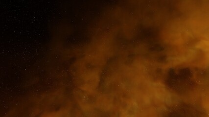 Space background with nebula and stars, nebula in deep space, abstract colorful background 3d render