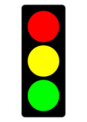 ntls5 NewTrafficLightSign ntls - german: Ampel - Farbe rot gelb gr&uuml;n . english: traffic light - traffic light red yellow green . DIN A4 g10307