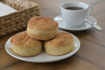 Delicious Gluten Free Biscuits and Coffee make for a healthy and more nutritious choice for  breakfast or snack.