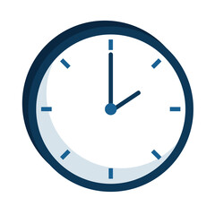 time clock watch isolated icon vector illustration design