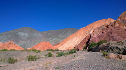 Colorful mountains in the North of Argentina