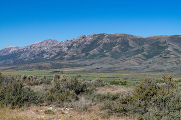Beautiful mountain landscapes in Utah and Idaho